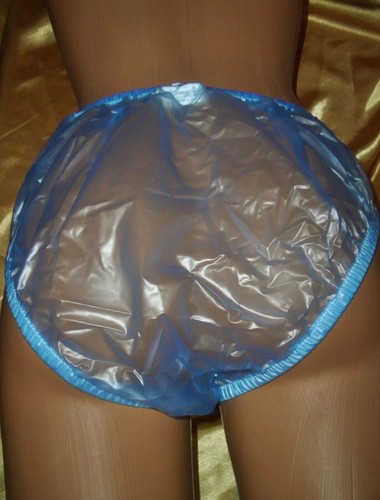 Adult Plastic Pants Large Soft PVC Pull Up Nappy Cover Role Play Fetish ABDL - Picture 2 of 4