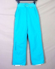 vtg 80s euc Sun Ice 1988 Calgary Olympics Teal Insulated Ski Pants High Waist 6