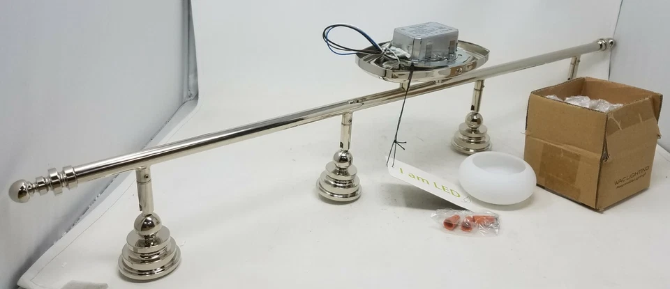 WAC Lighting TK-48536-PN 3000K 36"W LED Lámpara de Riel Fijo con 4 Ajustables Foto 3 de 4