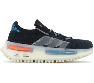 adidas Originals NMD S1 - Herren Sneaker Schwarz FZ5706 R1 Sport Freizeit Schuhe