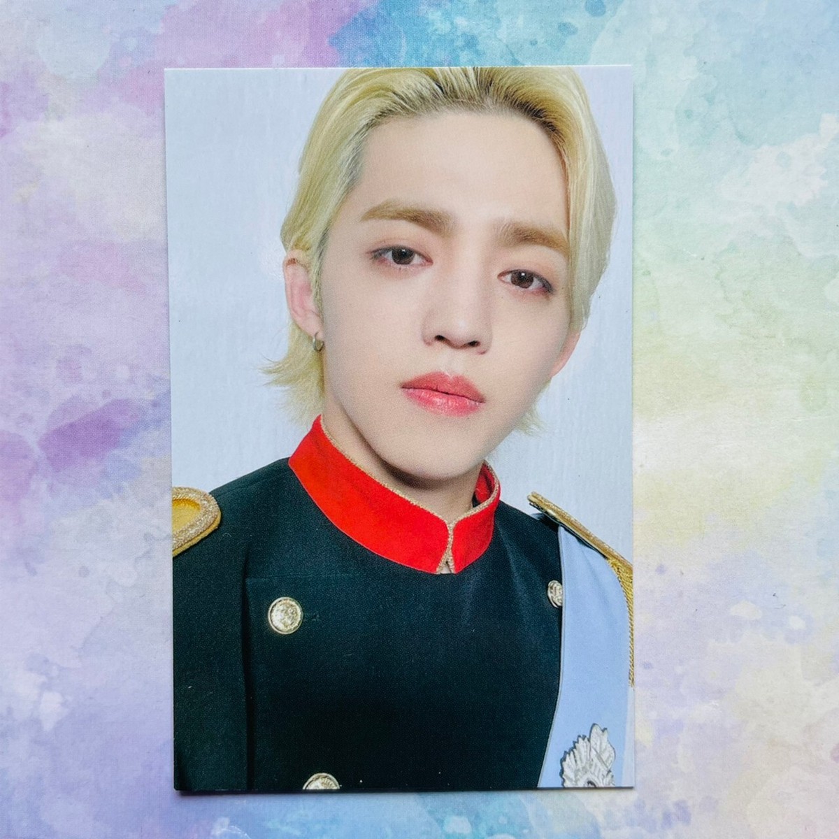SEVENTEEN CAFE in SEOUL Military Uniform Photo card Merch Tray