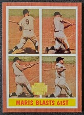 2001 Roger Maris New York Yankees Topps Archive Gold Foil MLB Card #313