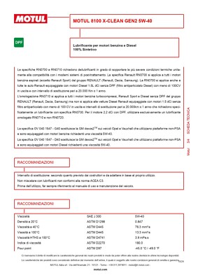 Motul OLIO 8100 X-CLEAN GEN2 5W40 A € 10,01 (oggi) | Migliori Prezzi E - Foto 11