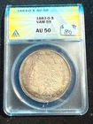 1883 O MORGAN DOLLAR VAM 59 ANACS AU 50