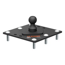 Curt Gooseneck Hitch Plate W 2-516in Ball Over-bed Fixed Ball Trailer Hitch