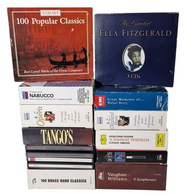 CD Box Sets Bundle 13 Classical Opera Brass Band Good condition See Description