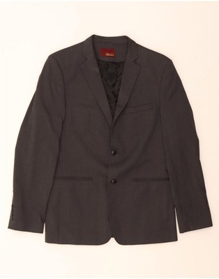 ZARA Herren 2 Knopf Blazer Sakko EU 50 Mittelgrau AG15
