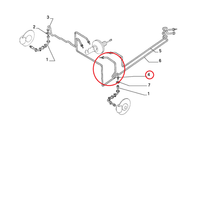 Original Tubo Flessibile Freno Sx Fiat Tempra Lancia Dedra 7711749