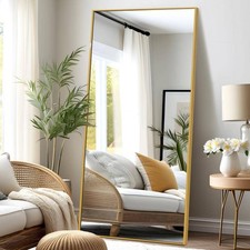 71x31 Inch Oversized Modern Rectangle Metal Framed Bathroom Vanity Mirror