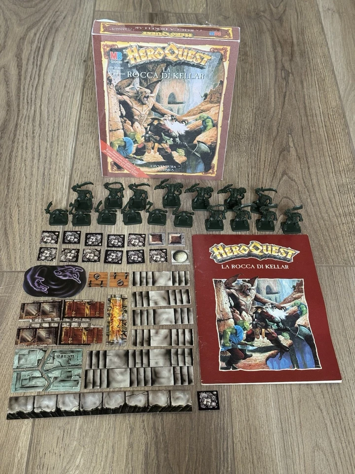 HeroQuest La Rocca di Kellar – Espansione originale MB Giochi 1990 completa - Immagine 3 di 4