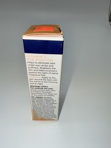 Lumene Bright Now Vitamin C Eye Roll-On Serum Treatment Anti-Aging RARE - Picture 4 of 5