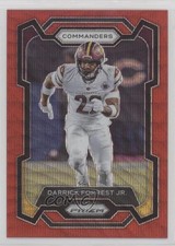 2023 Panini Prizm Red Wave Prizm 26/149 Darrick Forrest Jr #296 0nr3