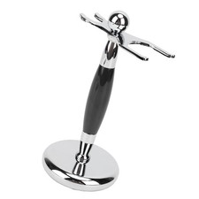 Shaving Brush Stand Double Sided Shaving Holder For Men With Metal Base Blue