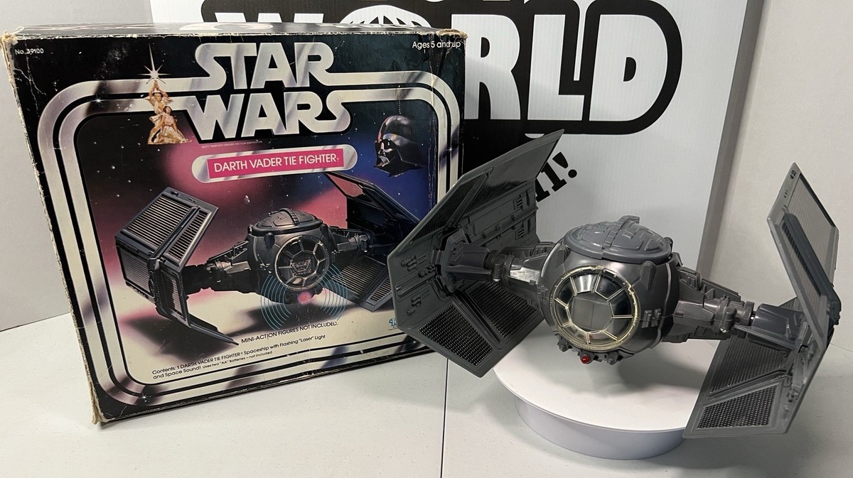Star Wars Darth Vader Tie Fighter Complete Working Vintage