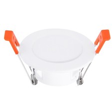 3.1" Spring Ceiling Cover Plate Suitable for 2.4-2.7inch Round Hole White