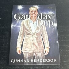 2025 Topps Series 1 Celebration Gameday Drip #GD-20 Gunnar Henderson Orioles