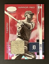 TY COBB 2003 Leaf Certified Materials Mirror Red #204 Game Worn Pants RARE 05/15
