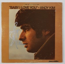 Andy Kim JSA Signed Autograph Album Record Vinyl Baby I Love You