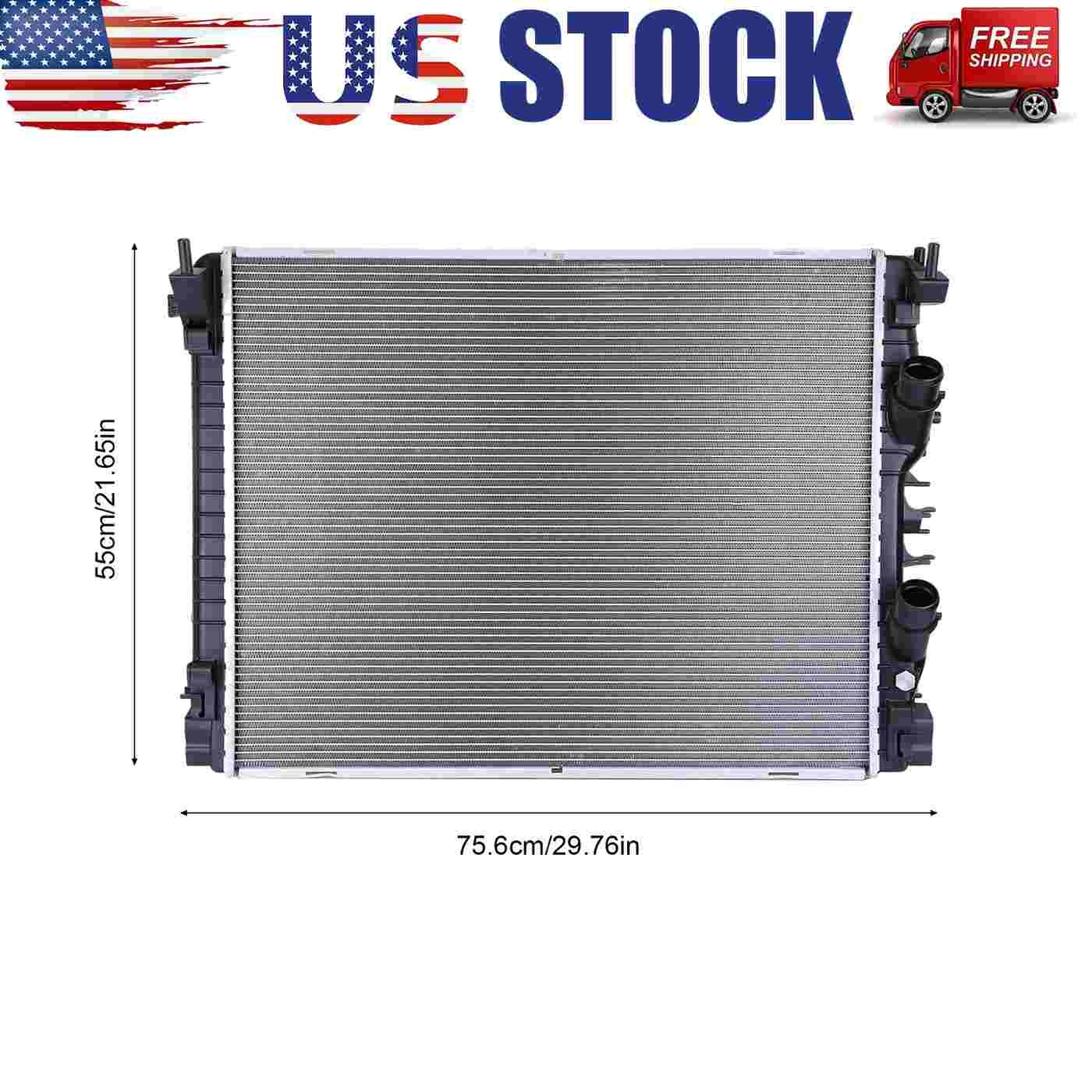 New 670109996 Fit For Maserati Levante 2017 2018 2019 2020 Radiator 670109996 US