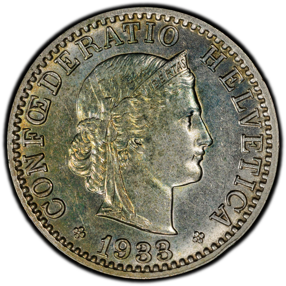 1933年スイス20ラッペンアンティーク 1933年スイス20ラッペンアンティーク 1933年スイス20ラッペン