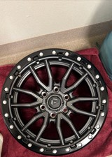 Fuel Off Road D68018908450 D680 REBEL 18x9 6x5.5 1mm Matte Gunmetal/Black