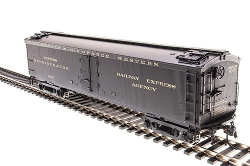 HO BROADWAY LIMITED 1827 GACX 53'6" MADERA EXPRESS REFRIGERADOR D&RGW #1607 PULLMAN GREE | Zustand: New