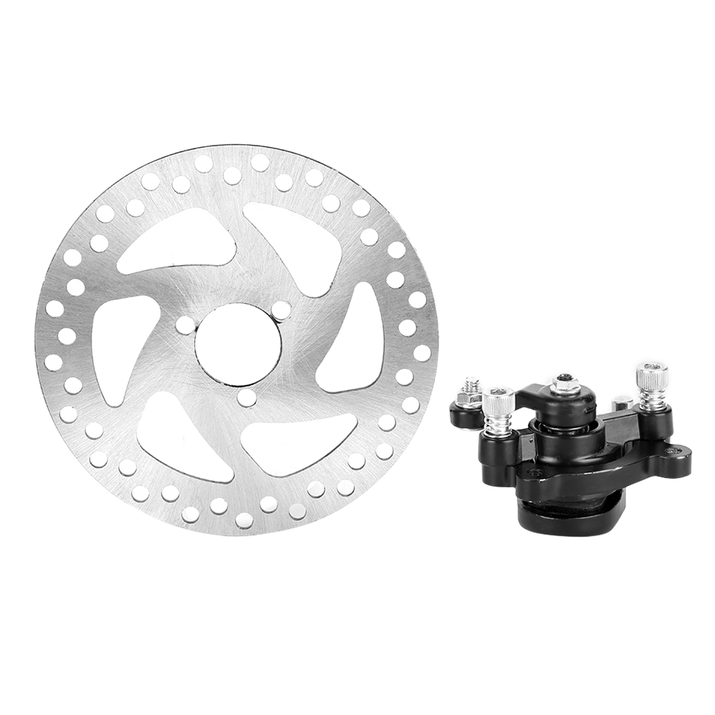 HOT Aluminum Alloy Mini Scooter Rear Disc Brake Set Brake Disc+Brake Caliper For
