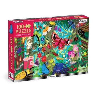Bugs & Butterflies 100 Piece Puzzle Other by Mudpuppy