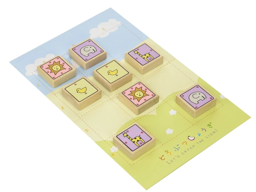 Gentosha Education Animal Shogi Let's catch the Lion Excellent w/box from Japan - Image 3 of 4