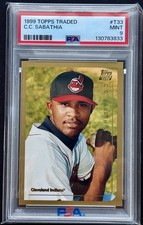1999 Topps Traded - C.C. Sabathia #T33 (RC) MLB Cleveland Indians