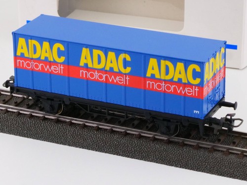 Märklin ADAC Motorwelt Sondermodell Containerwagen wie NEU! OVP 1706-30-25 | Condition: Gebraucht