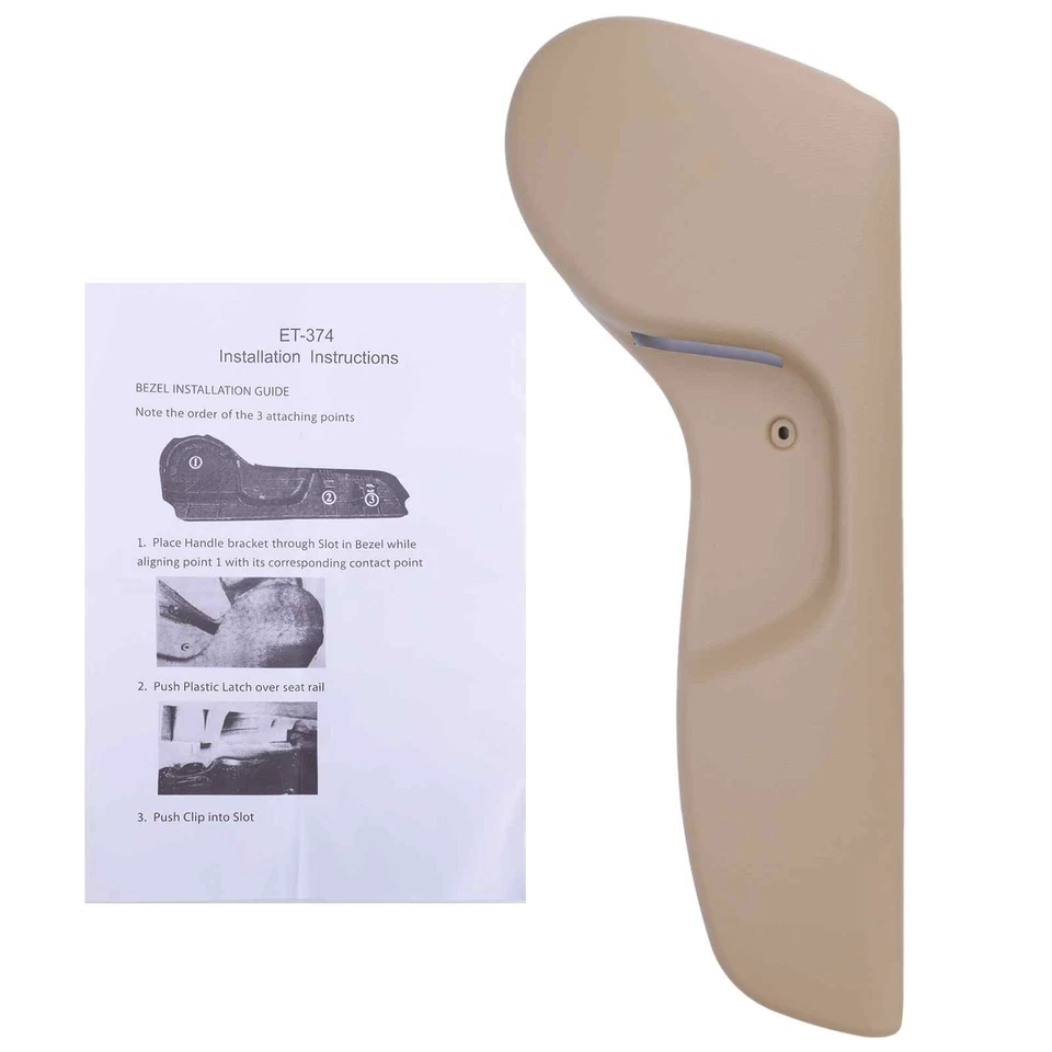 Front Driver Side Tan / Beige Seat Trim Bezel LH For Toyota Tacoma 2001-2004 Foto 3 de 4