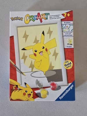 Ravensburger CreArt Pokemon Paint by Numbers for Children - Brand New NIB