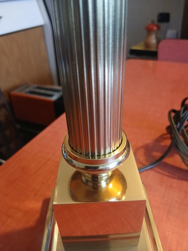 Vintage, magnifique lampe Maison Jansen, en superbe état, très très belle, 1970 - Photo 3/4