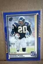 2025 Panini Donruss - Natrone Means #288 Press Proof Blue