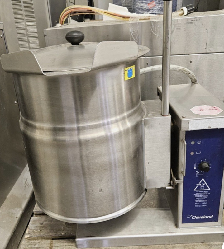 Cleveland Ket-6-T Jacketed Steam Kettle 200-208V or 220-240 VAC 1 or 3 phase