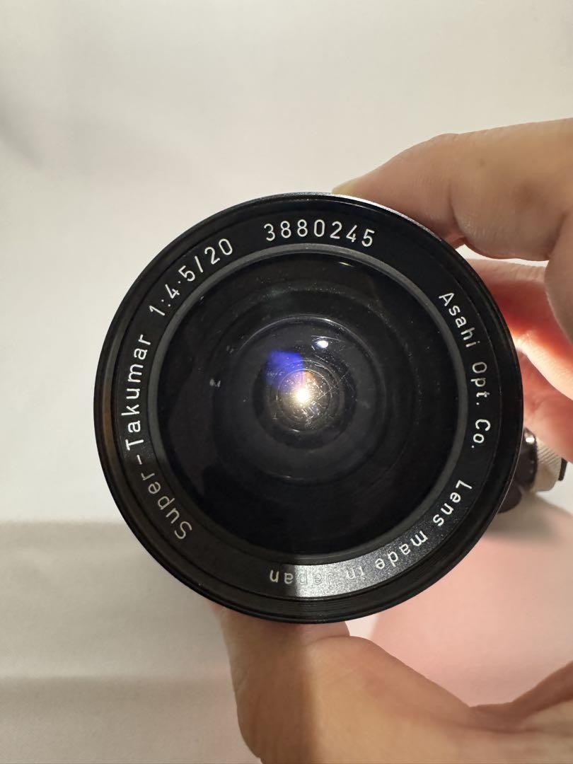 Pentax Super Takumar 20mm F4.5 Prime Lens M42 Mount Vintage