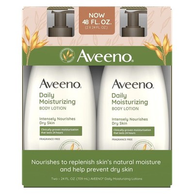 Aveeno Active Naturals Daily Moisturizing Lotion - 20 fl oz (2-Pack)