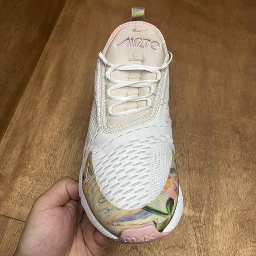 Nike Air Max 270 Women’s Size 10 Athletic Shoes White Floral Sneakers AT6819-100 - Picture 21 of 24