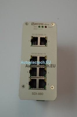 Westermo SDI-880 3625-0100 Industrial Ethernet Switch 8-Port 24VDC