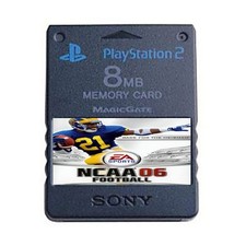 NCAA Football 06 Real Name Roster Update File PlayStation 2 PS2 Memory Card