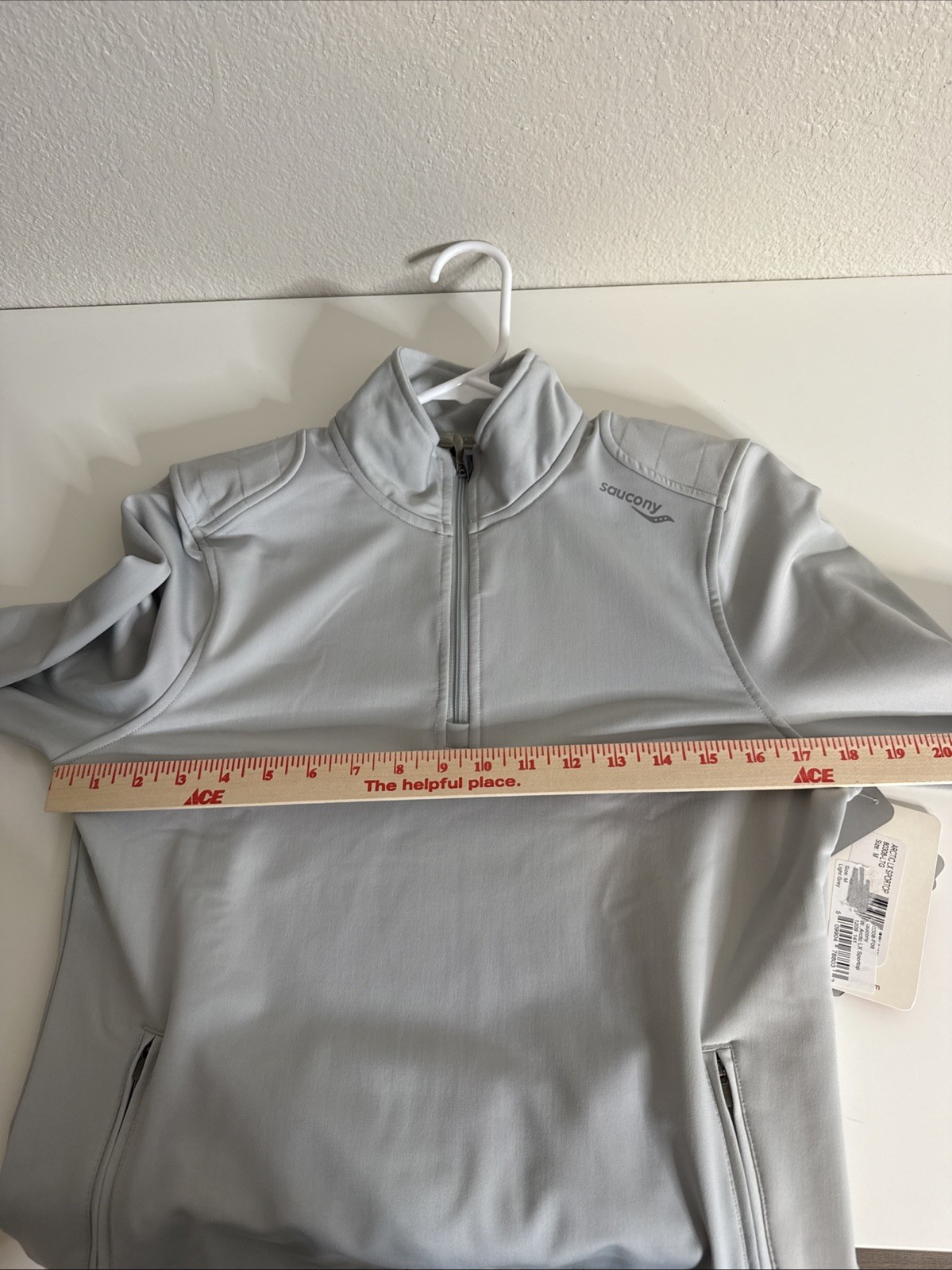 New Saucony Size M Jacket Womens Medium Artic LX Sportop NWT Gray Soft Shell thumbnail 8