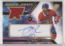 2020-21 SPx Rookie Jersey Gold Spectrum 11/49 Alex Belzile #AB Auto 0i47