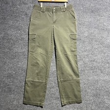 Columbia Cargo Pants Womens 8 Green Hiking Gorpcore Outdoor Utility Pockets