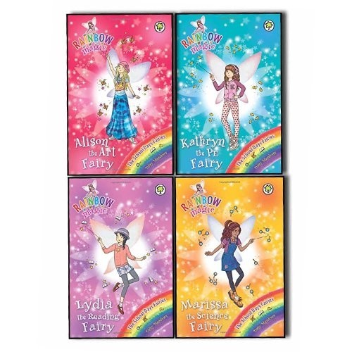 School Day Fairies Collection 4 Books Set by Daisy Meadows Alison the Art Fairy
