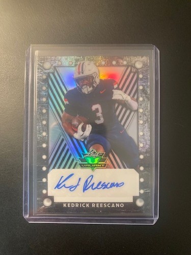2025 Leaf Eclectic Kedrick Reescano Valiant Auto 1/1 RC Rookie #VBA-KR1 Arizona