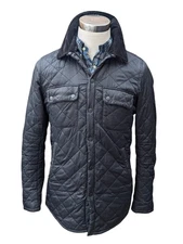 Barbour Jacket M/L Black Akenside Padded Quilt Polyamide