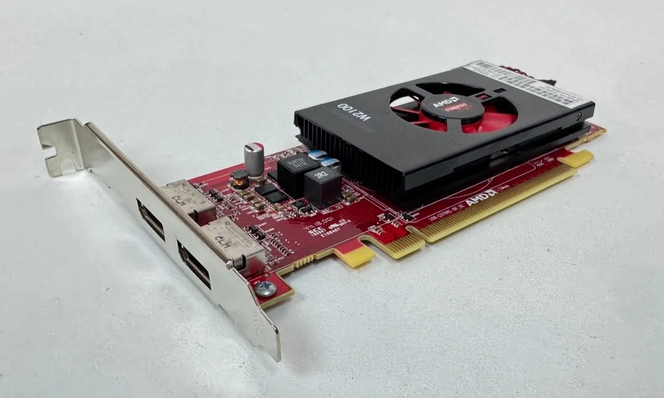 AMD FirePro W2100 2 GB GDDR3 PCIe x16 2xDP GPU Video Graphics Card, TESTED - Image 3 of 4