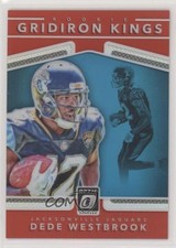 2017 Donruss Optic Rookie Gridiron Kings Red Prizm 26/99 Dede Westbrook #19 0a3