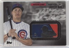2015 Topps MLB Silhouetted Batter Logo Pin Manufactured Relic Javier Baez n1u